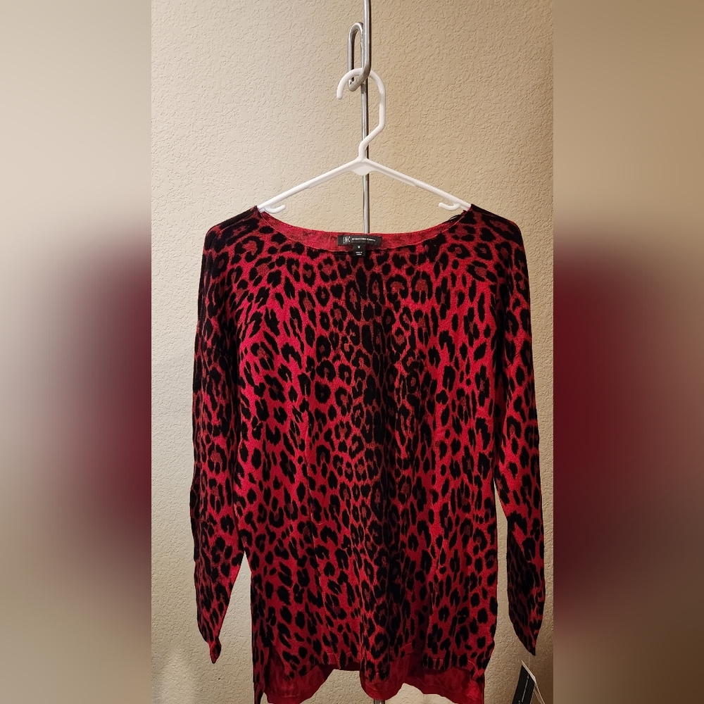 Brand new INC red sweater